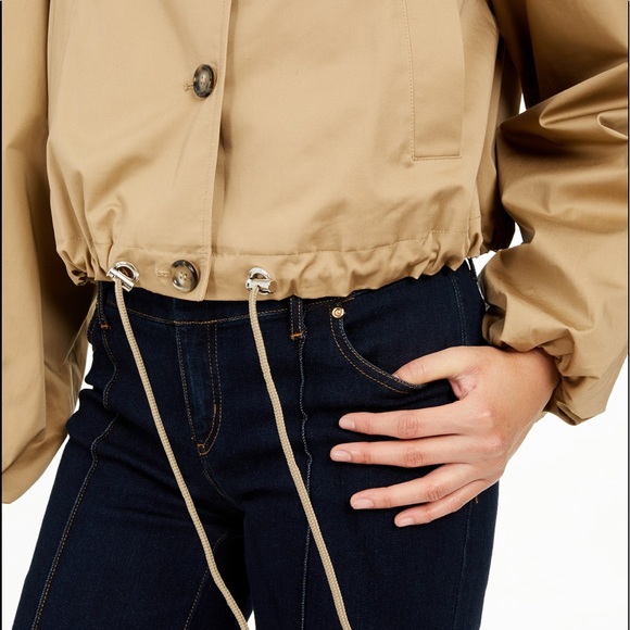 INC Drawstring Bomber Jacket - Picture 5 of 8